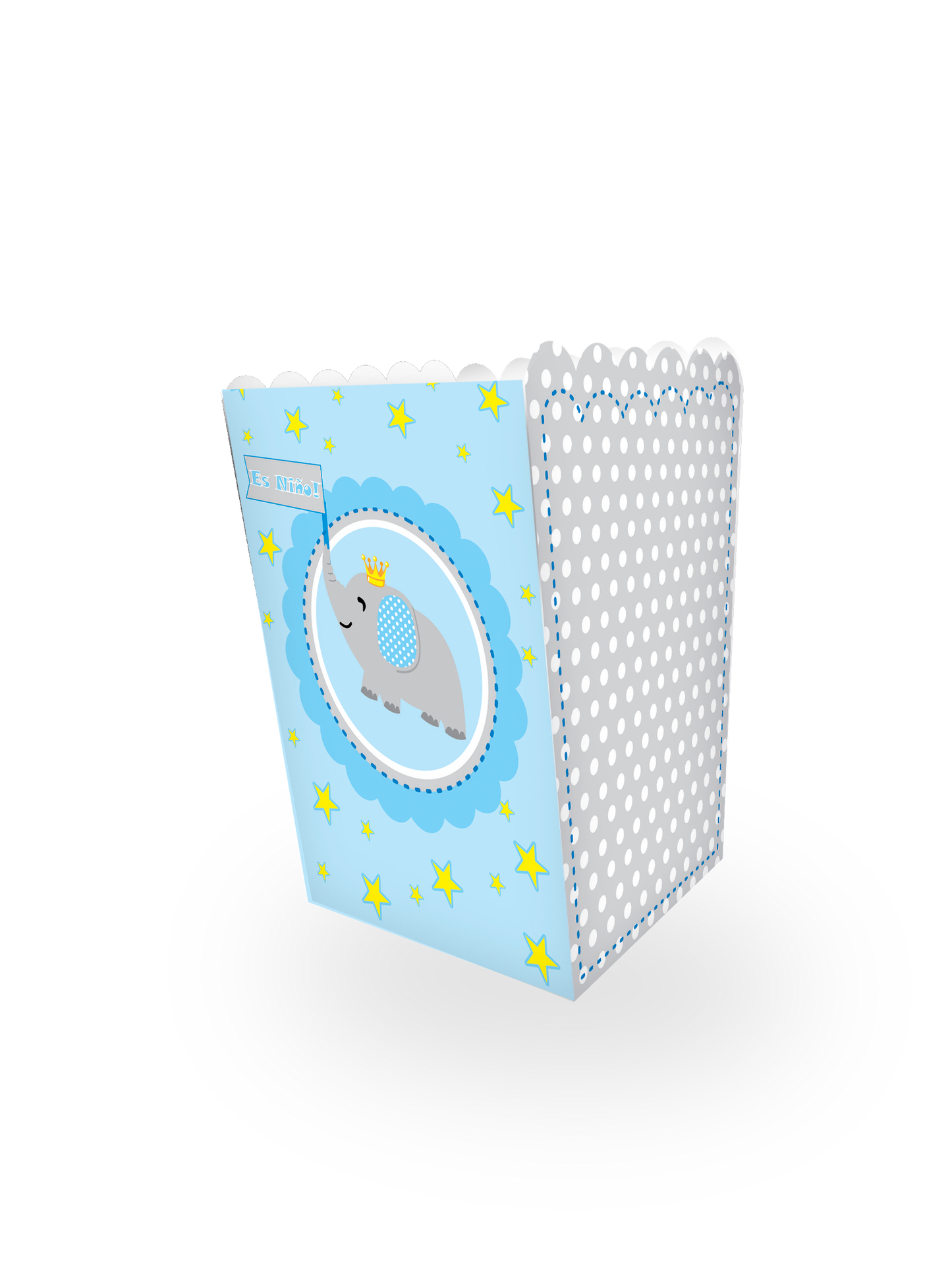 CAJA CRISPETERA X 6 UD ELEFANTE NIÑO