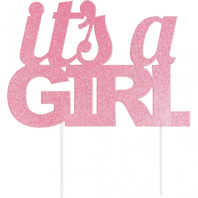 Cake Topper Is't a Girl 1pcs