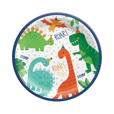 Boy Dino Platos 7"