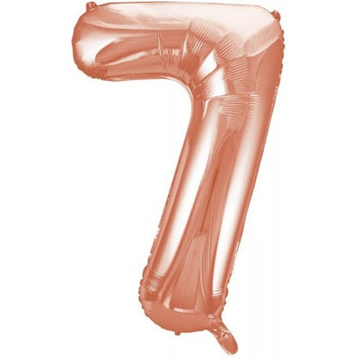Number #6 Supershape Balloon 34" Rose Gold