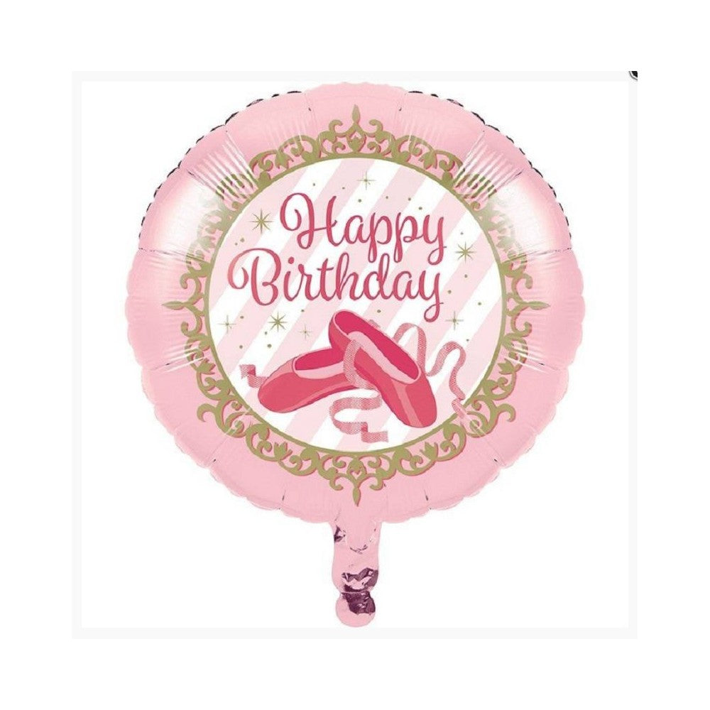 Twinkle Toes Ballet Globo Metalizado