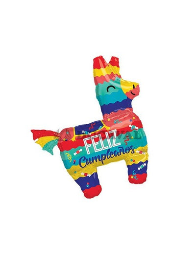 Globo Helio Feliz Cumpleaños Llama Party