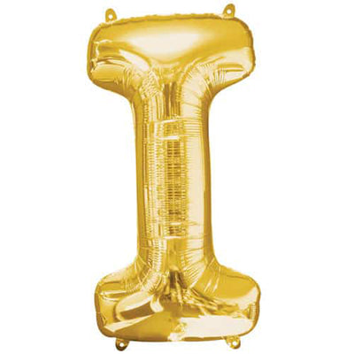 Globo Metalizado Letra I Gold