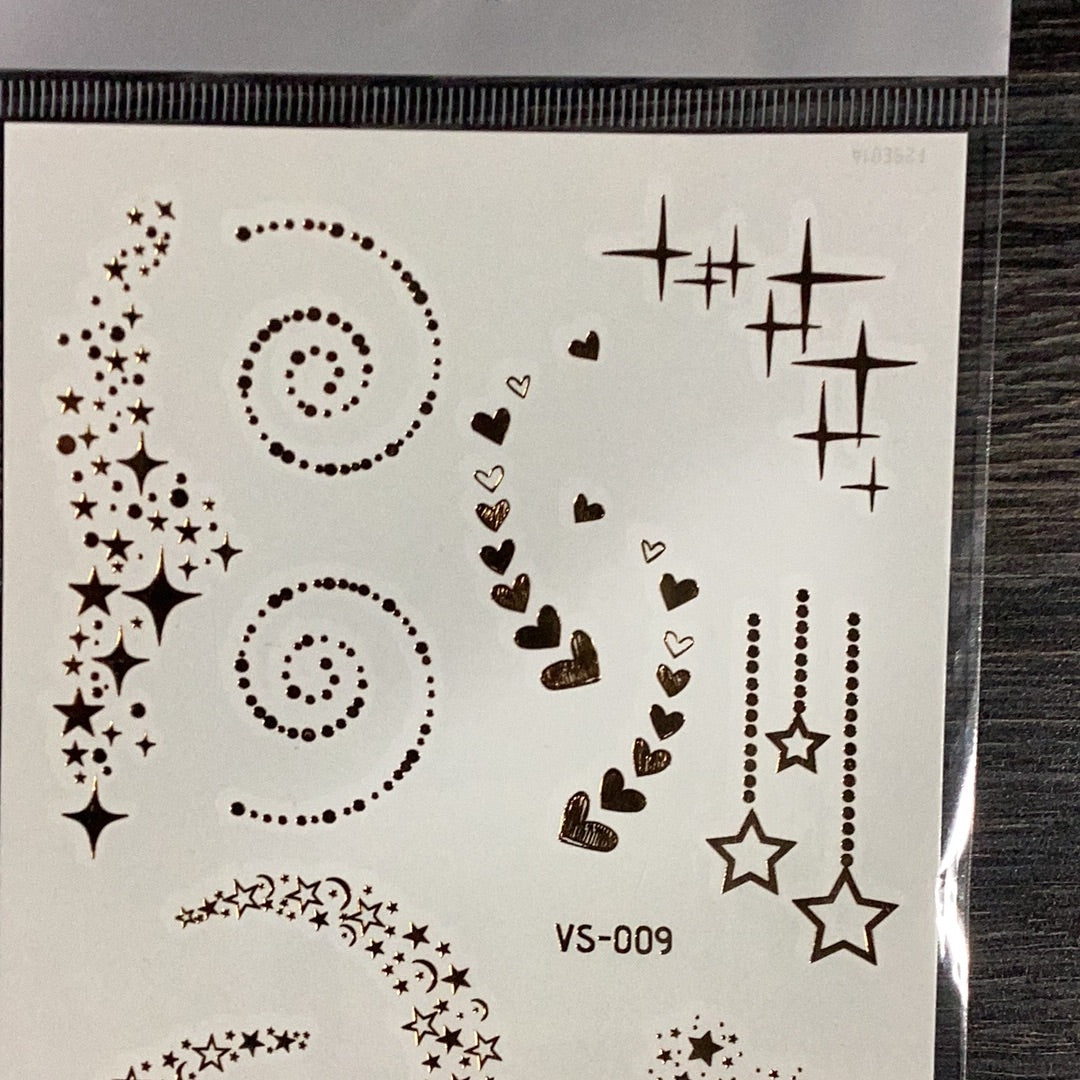 Tattoo Stars Gold