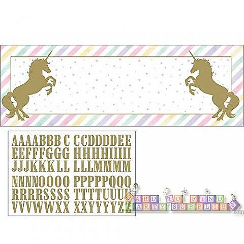 Banner Grande Unicornio Brillante