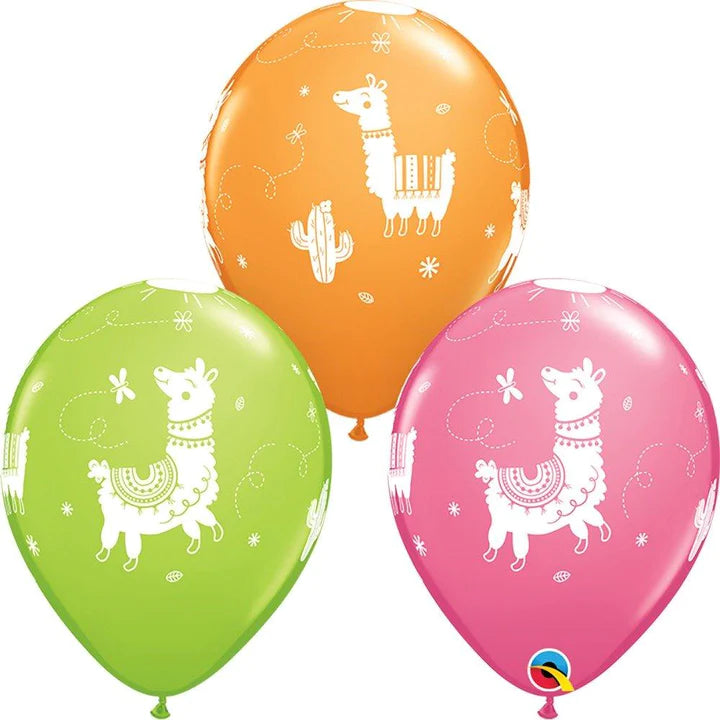 Globo Latex Llama Party 11" (x50u)