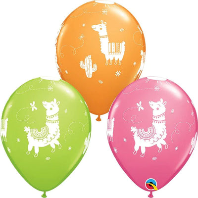 Globo Latex Llama Party 11" (x50u)