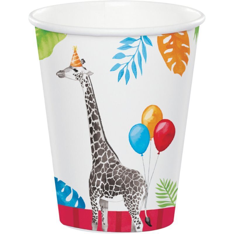 Vasos Party Animals 9oz (x8u)