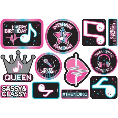 Tik Tok Cutouts Recortes (x12u)