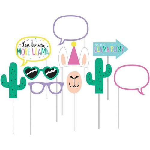 Llama Party Kit accesorios Cabina de Fotos