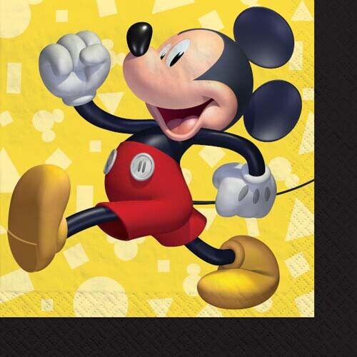 Mickey Forever Beverage Napkins (x16u)