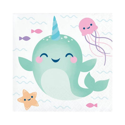 Narwhal Party Servilletas de Papel