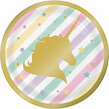Platos Unicornio Brillante