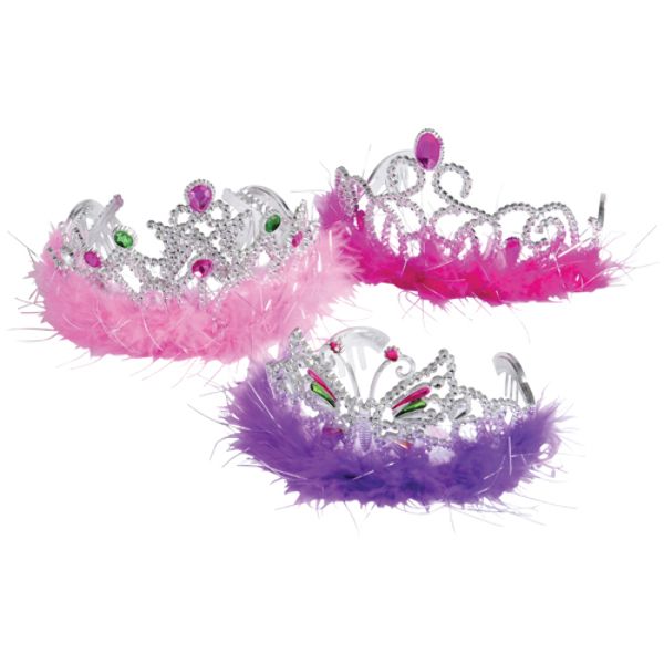 Tiara Princesa con plumas
