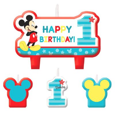 Vela de Cumpleaños inspirada en Mickey Mouse – LaPiñateria.com®