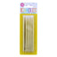 Gold Metallic Birthday Candles Velas 5" (x12u)