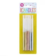 Bday Candles Metallic