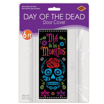 Door Cover "Day of The Dead" 6ft (x1u)