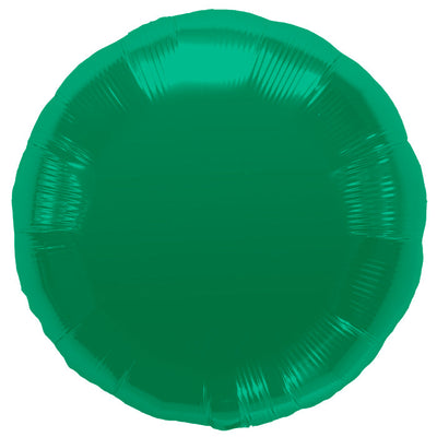 18" Northstar Brand Foil Balloon Emerald Green Round