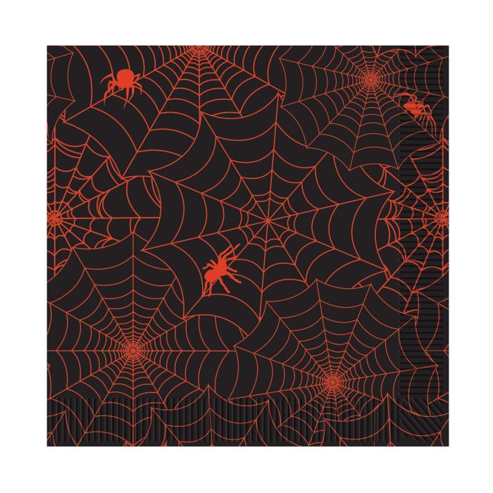 Spider Web Luncheon Napkins (x16u)