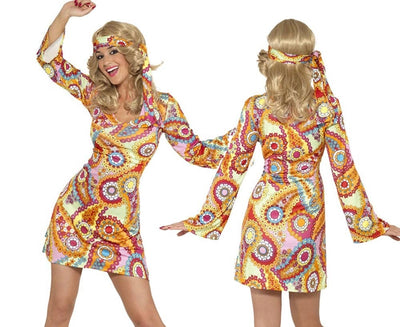 1960s Hippie Woman Adult Costume