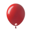 Latex Balloon 12" Red (x25u)