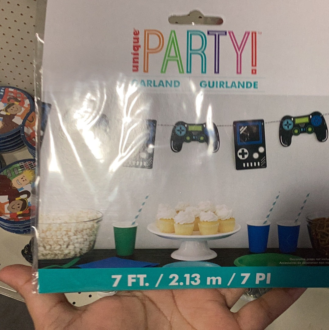 Gamer Birthday Garland