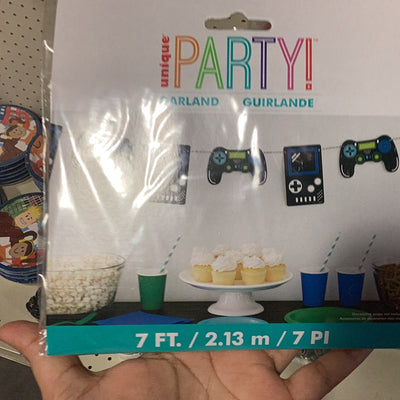 Gamer Birthday Garland