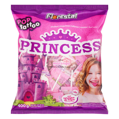 Pop Tattoo Princess Lollipops 14.1oz