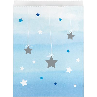 Treat Paper Bags Little Star Blue (x10u)