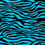 Mantel Azul Zebra Animal Print (x1u)