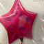 19'' IRIDESCENT MAGENTA STAR