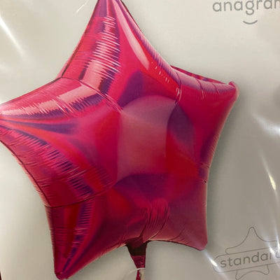 19'' IRIDESCENT MAGENTA STAR