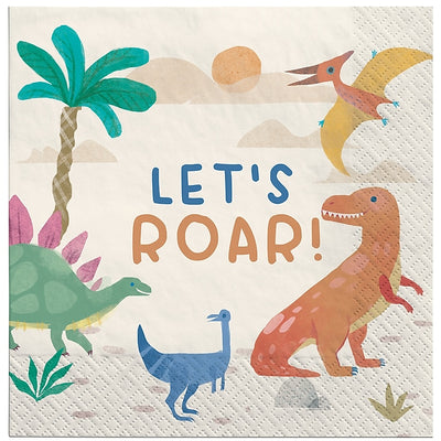 Diggin' Dinos Lunch Napkins (x16u)