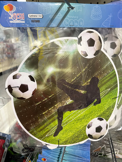 Letrero Soccer