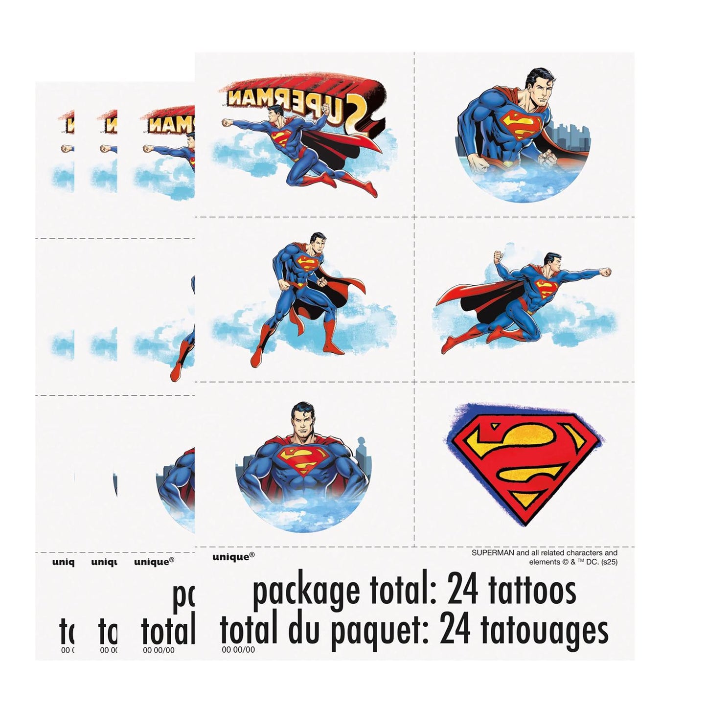 Superman Tattoos (x24u)