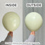 Kalisan 18” Macaron Pale Yellow (3ct)