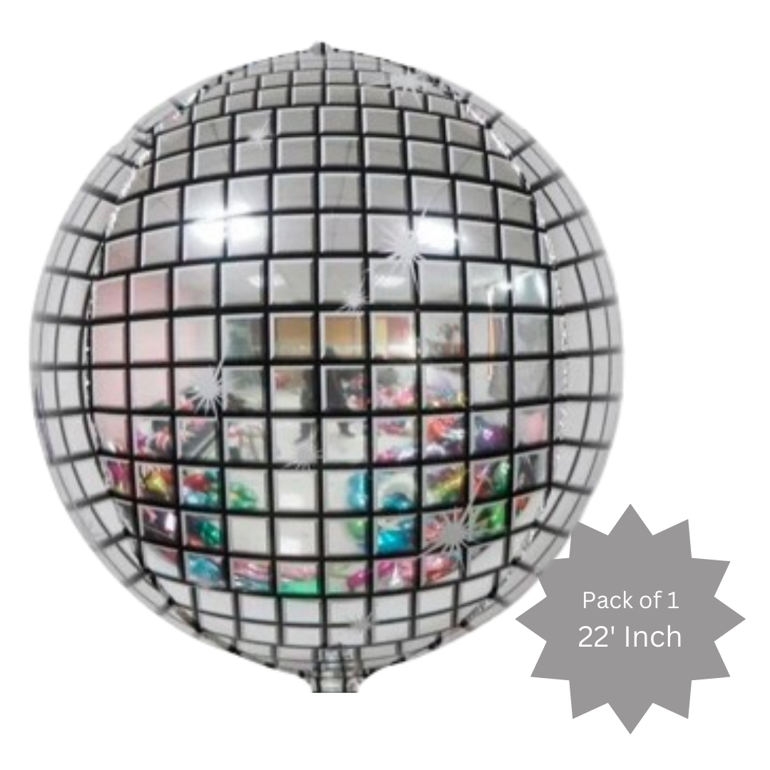 Disco ball Balloon 22" Single Pack