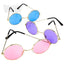 Gafas con lentes redondos de colores (x1u)