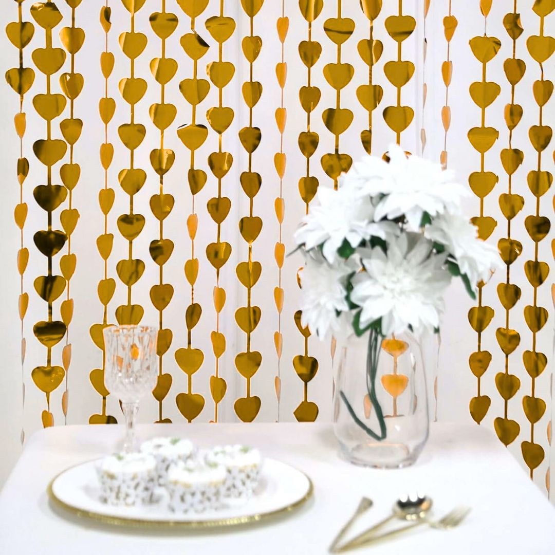 Cortina Foil Corazón (x1u) - Variedad de colores