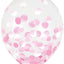 Confetti Balloons 12" Pink (x6u)