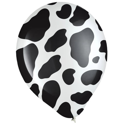 Cow Print Latex Balloons