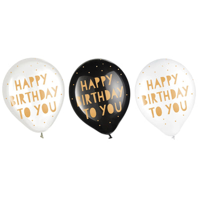 Happy Birthday To You Latex Balloons- Bulk