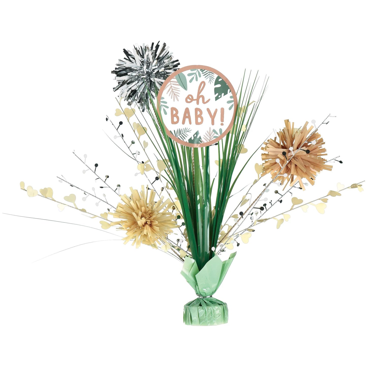 Soft Jungle Confetti Spray Centerpiece (x1u)