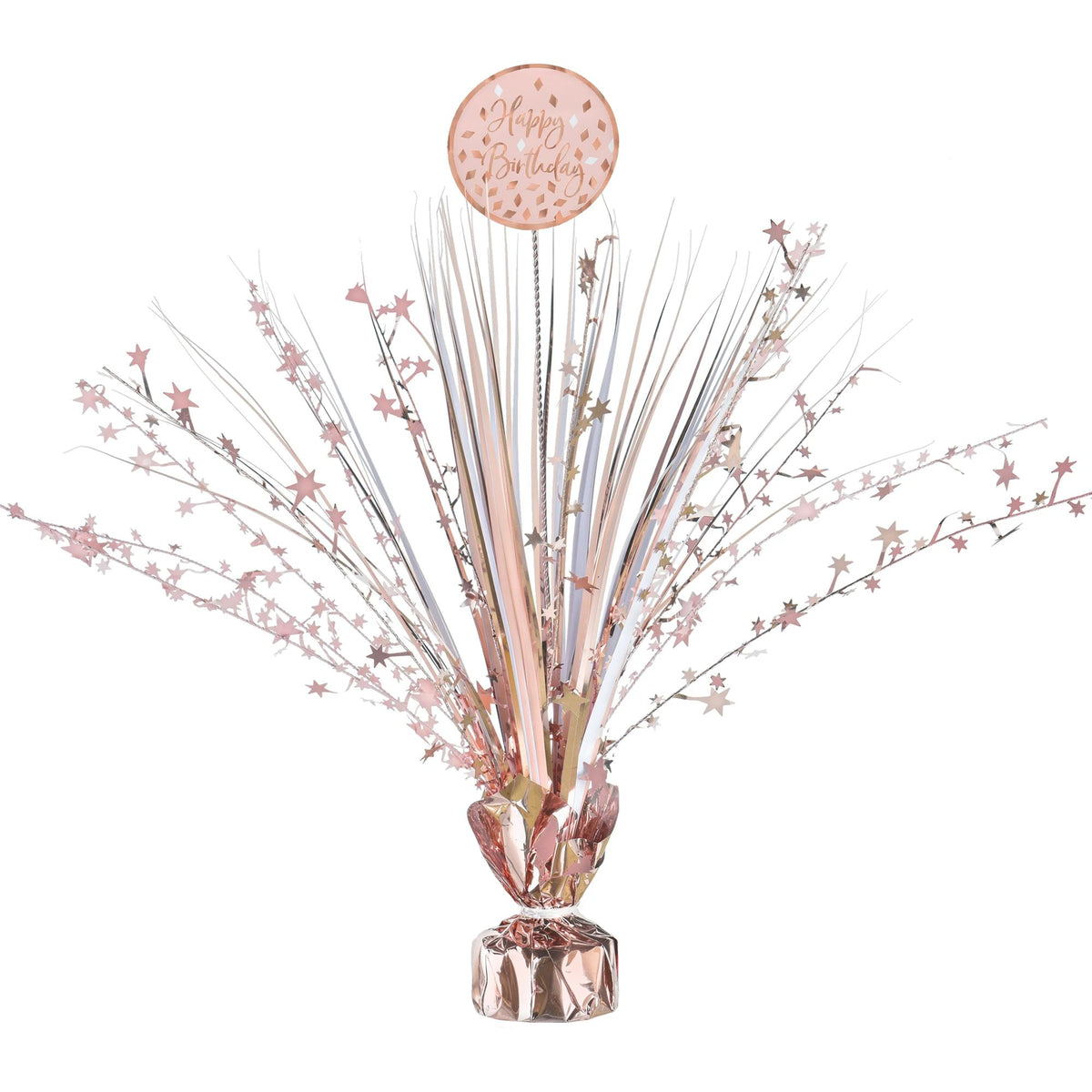 Blush Birthday Spray Centerpiece (x1u)