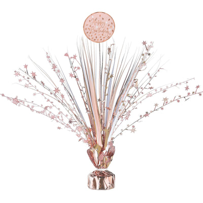 Blush Birthday Spray Centerpiece (x1u)