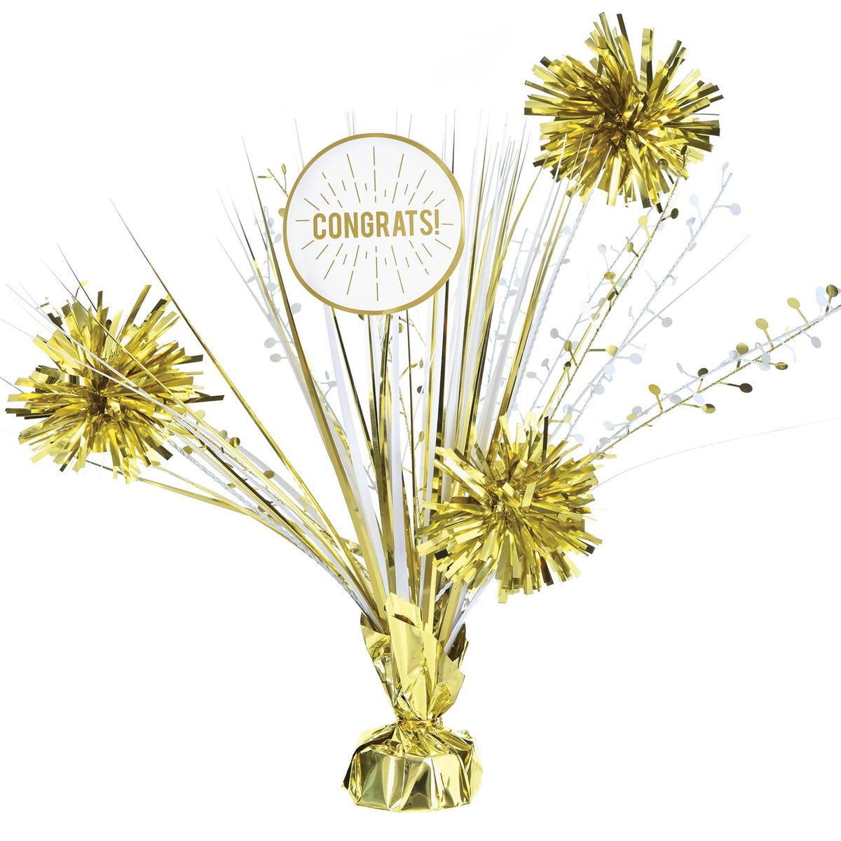 Congratulations Tinsel Burst Centerpiece (x1u)
