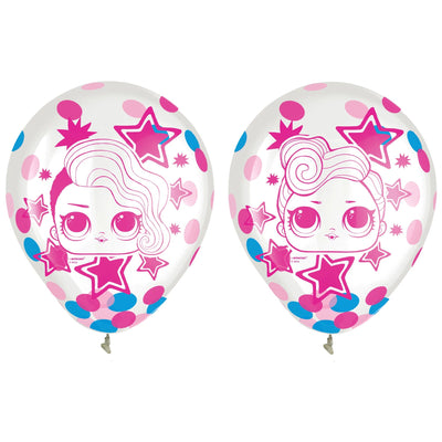 LOL Surprise, Together 4 Eva! Confetti Latex Balloons