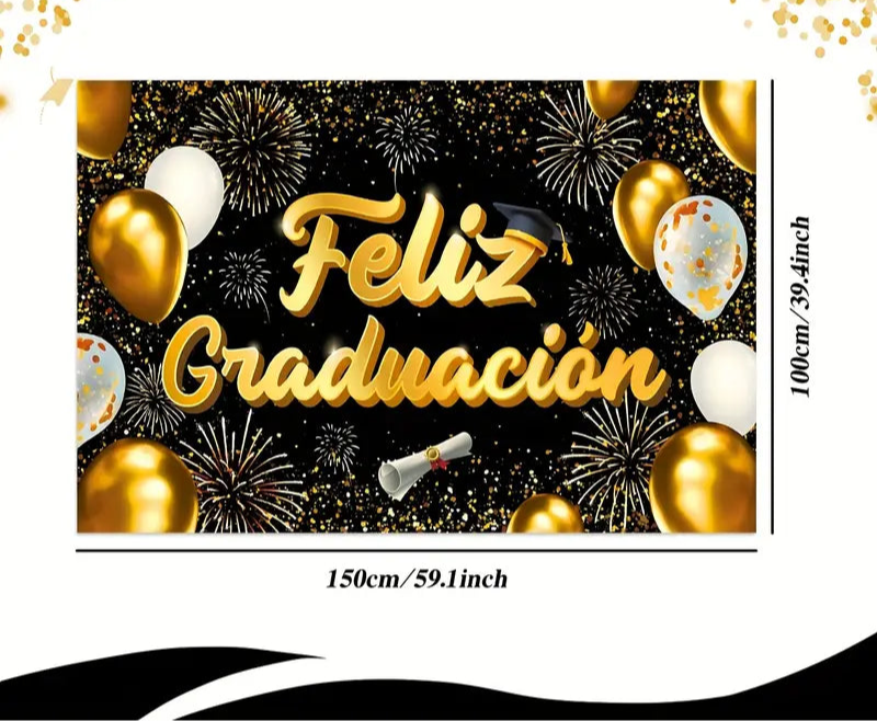 Banner Feliz Graduación 150x100 (x1u)