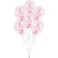 Confetti Balloons 12" Pink (x6u)
